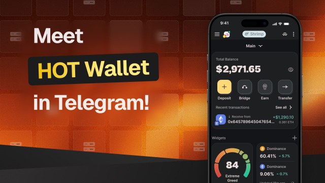 HOT Wallet — Telegram Bot @herewalletbot