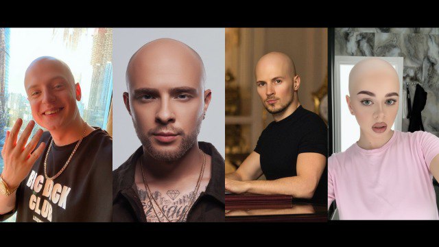 Лысый на фото 👨‍🦲 — Telegram Bot @no_hair_bot