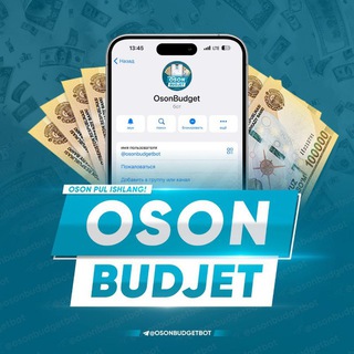 OsonBudget — Telegram Bot @osonbudgetbot