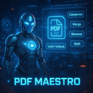 PDF Maestro — Telegram Bot @pdfxmaestroxbot