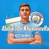Логотип телеграм канала @abdukodirkhusanovru — Абдукодир Хусанов| Манчестер Сити