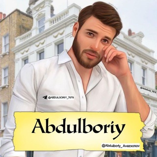 Telegram kanalining logotibi abdulboriy_avazxonov — Abdulboriy Avazkxanov