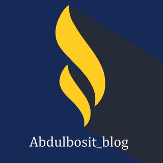Telegram kanalining logotibi abdulbosit_blog — Abdulbosit Blog