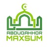 Telegram арнасының логотипі abduqahhor_maxsum — Абдуқаҳҳор Махсум | жоме масжиди