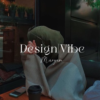 Логотип телеграм канала @abduraimova1 — Design|Vibe|Maryam