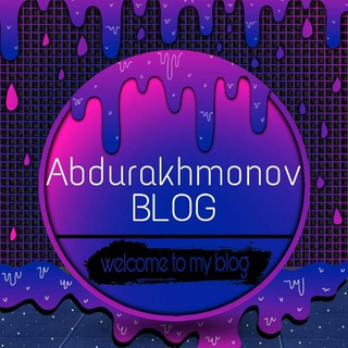 Telegram kanalining logotibi abdurakhmonov_blog — Abdurakhmonov | Blog