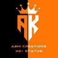 Telegram channel ABHI CREATIONS |🧡| BEST STATUS VIDEOS logo