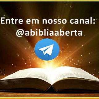 Telegram channel A BÍBLIA ABERTA logo
