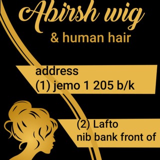 የቴሌግራም ቻናል አርማ abirsh77 — Abirsh wig shop & human hair supply