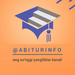Telegram арнасының логотипі abiturinfo — Abituriyent (BMBA) | Rasmiy xabarlar