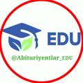 Logo saluran telegram abituriyentlar_edu — Abituriyentlar va Talabalar kanali 👨‍🎓 Davlat test Markazi
