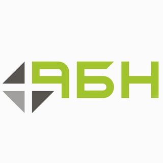 Логотип телеграм канала @abnoriginal — АБН. Только по делу