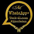 Logo saluran telegram abo2saddam — قناة تحديث واتساب بلس أبو صدام الرفاعي ملف APK