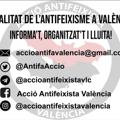 Logotipo del canal de telegramas accioantifeixistavlc - Acció Antifeixista València ✊⚒