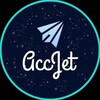لوگوی کانال تلگرام accjet — AccJet | دریافت اکانت اکجت
