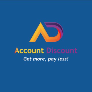 Logo of telegram channel accountdiscount — Account Discount