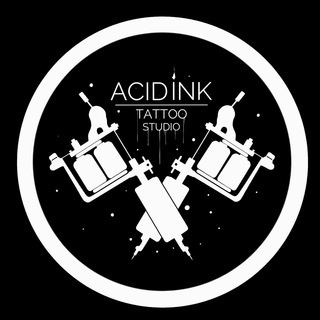 Логотип телеграм канала @acidinktattoo — Acid Ink Tattoo Studio (Тату студия СПб, Питер)