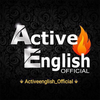 Logo of telegram channel activeenglish_official — Active English Official