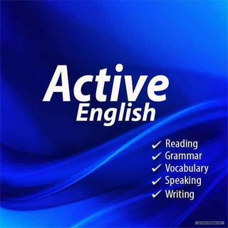 Logo of telegram channel actives_english — Active English ™