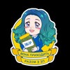 Логотип телеграм -каналу actrise_volunteer — Дарінич приходить в день ЗП. Volunteer|Kraken