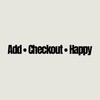 Logo of telegram channel addcheckouthappy — add ,check out , happy!!