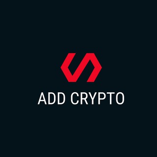 Логотип телеграм канала @addcryptocurrency — ADD CRYPTO