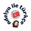 Логотип телеграм канала @adelyaileturkce — adelya ile türkçe | турецкий язык