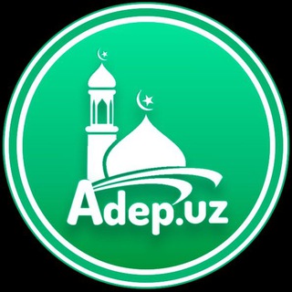 Telegram kanalining logotibi adep_uz — Adep.uz | Рәсмий канал