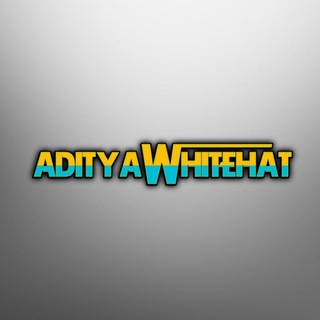 Logo of telegram channel adityawhitehat — 🛡️Aditya White Hat 🛡️