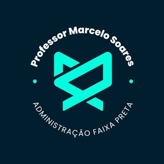 Logotipo do canal de telegrama admfaixapreta - Administração faixa preta - Prof. Marcelo Soares