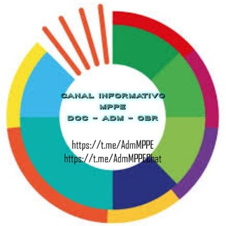 Telegram channel MPPE Canal Informativo Doc - Adm - Obr logo