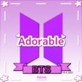 Logo saluran telegram adorable73 — ADORABLE - BTS