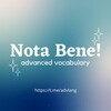 Logo of telegram channel advlang — nota bene!