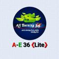 Logo saluran telegram ae36lite — A-E 36 ❮Lite❯