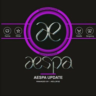 Logo saluran telegram aespaupdate4 — AESPA UPDATE #HotMess