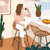 Логотип телеграм канала @aestheticsofthehouseee — Эстетика дома🏠