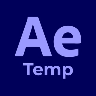 Логотип телеграм канала @aetemp — After Effects Templates
