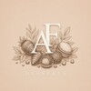 Логотип телеграм канала @af_desserts — A | F Desserts