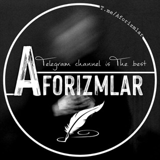 Telegram channel AFORIZMLAR | Rasmiy❄︎ logo
