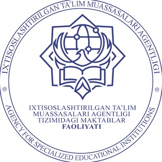 Telegram channel Agentlik tizimidagi maktablar faoliyati logo