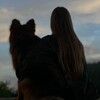 Логотип телеграм канала @aggressive_zhina — немка жина🐾❤️