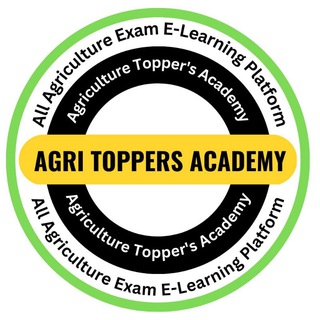 Logo of telegram channel agriculturetopper — Agri Toppers Academy