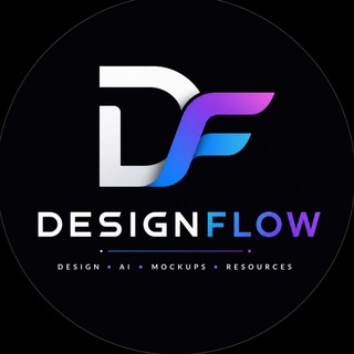 Telegram kanalining logotibi ai_design_flow — DesignFlow