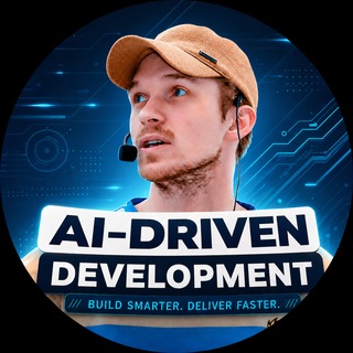 Логотип телеграм канала @ai_driven — AI-Driven Development. Родион Мостовой