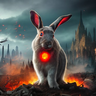 Логотип телеграм канала @ai_in_live — AI rabbit