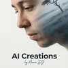 Логотип телеграм канала @ai_creationsbyndj — AI creations