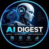 Логотип телеграм -каналу ai_digestua — 🚀 AI Digest — будь впереди в мире AI