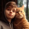 Логотип телеграм канала @aicatcatcat — Невро Котики