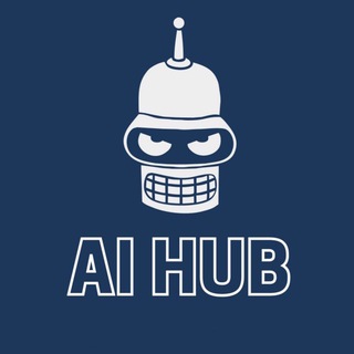 Логотип телеграм -каналу aihubua — AI Hub