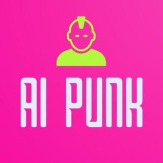 Логотип телеграм канала @aipunk_news — AI Punk Разработка ботов
